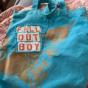 Fall out boy tote bag